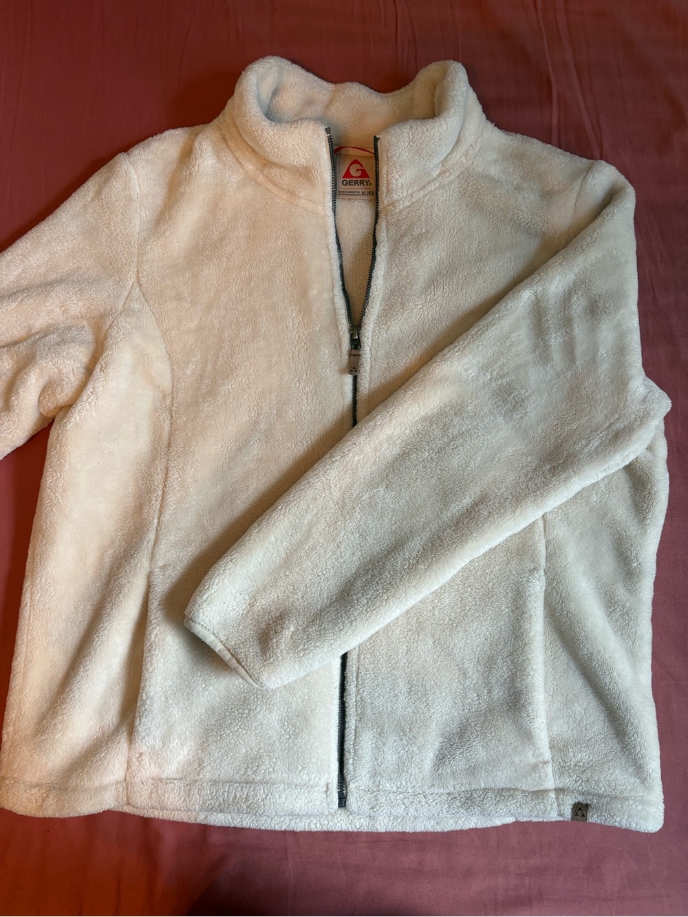 Gerry Weber Cream Fleece Zip Jacket